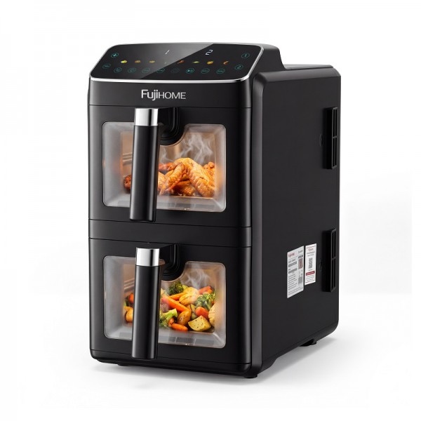 Nồi chiên không dầu FujiHome A10DG-DUAL (9.6L- điện tử)